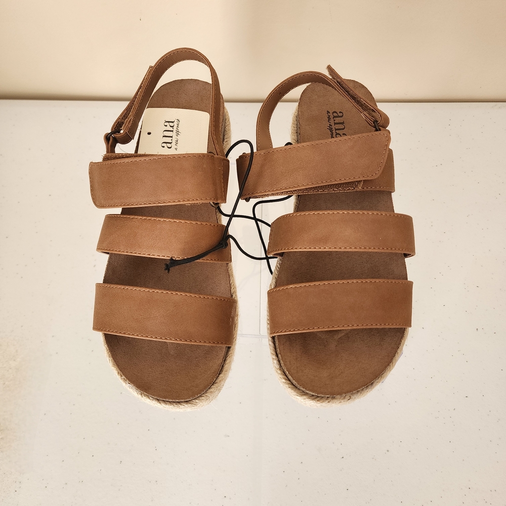 A.N.A  Espadrille Spring and Summer Platform Sandles | Size 6.5 - Picture 4 of 10